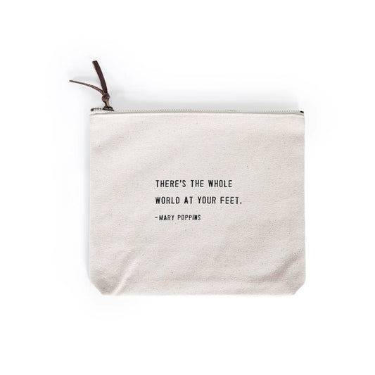 There is a Whole World Canvas  Bag