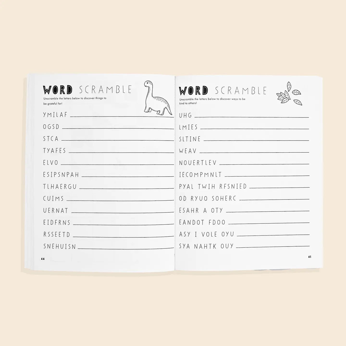 Gratitude for kids an activity book