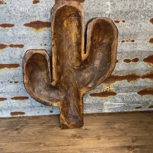 Cactus Wood Bowl