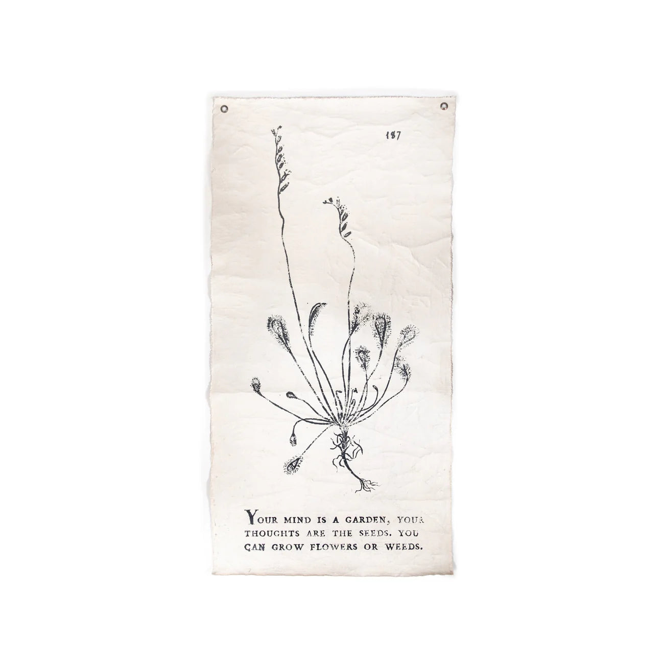 Handmade Botanical Wall Tarp