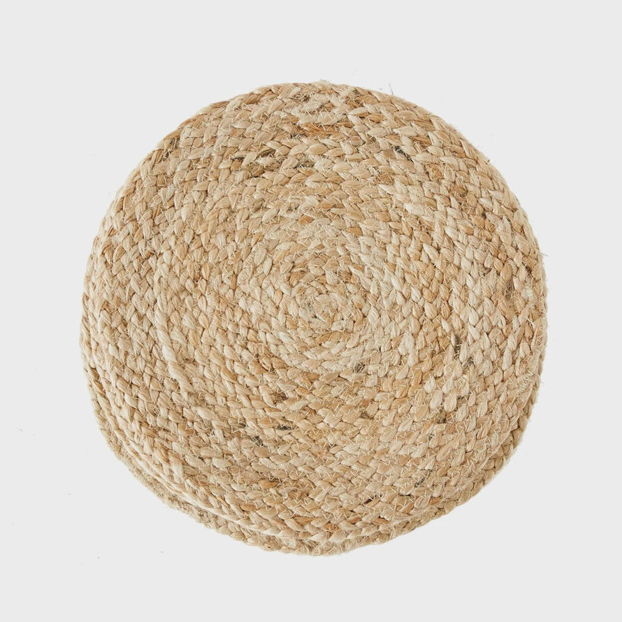 14" Round Hand-Woven Jute Placemat