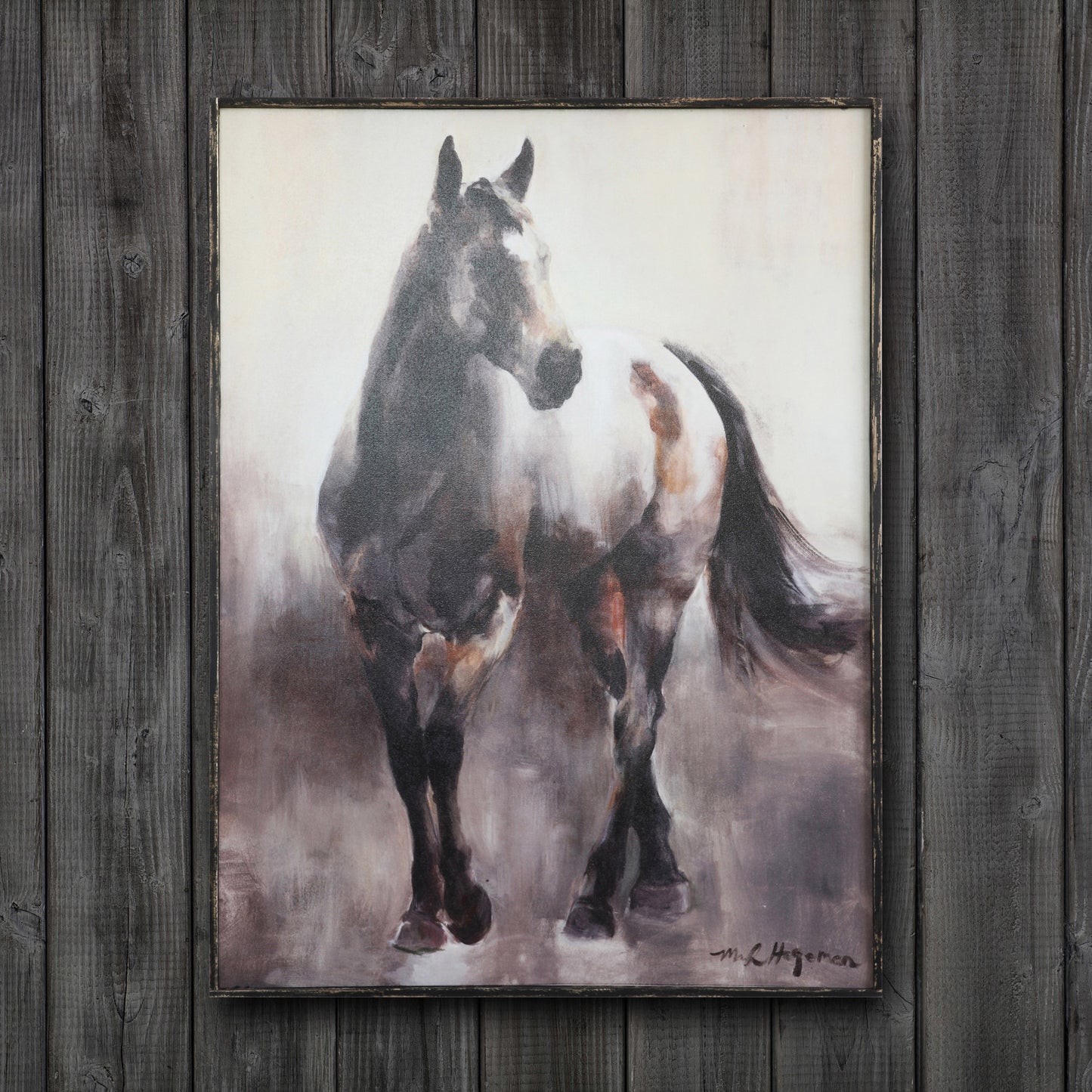 Wall Canvas w/ Horse