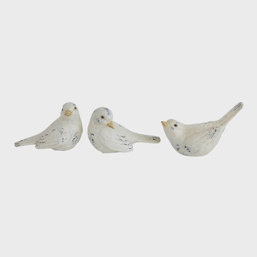 Distressed Resin Bird