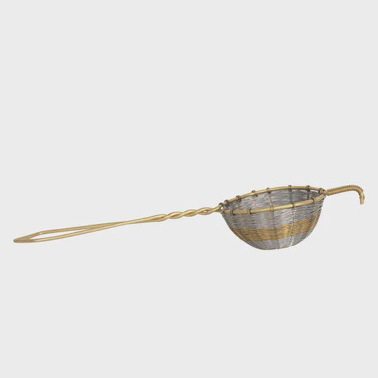 Stainless Steel and Brass Strainer