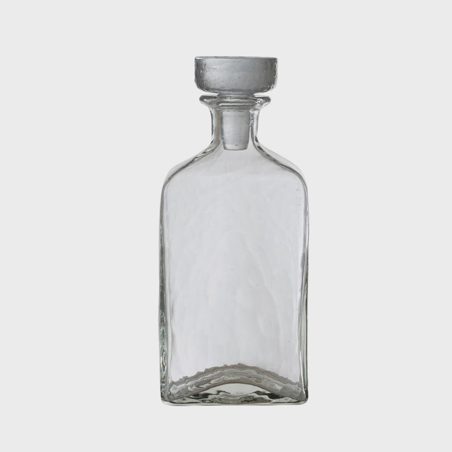 16 oz. Hammered Glass Decanter