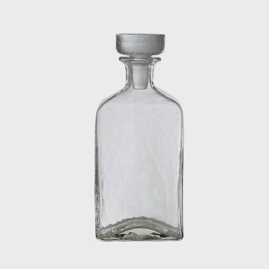 16 oz. Hammered Glass Decanter