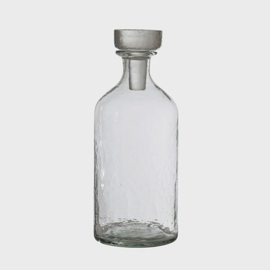20 oz. Hammered Glass Decanter