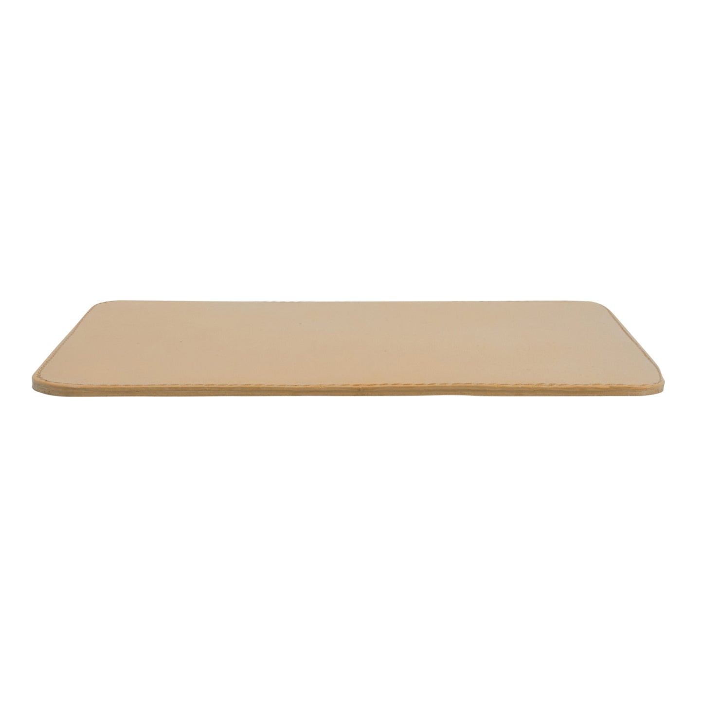 8-1/4"L x 9-1/2"H Leather Mouse Pad, Tan Color