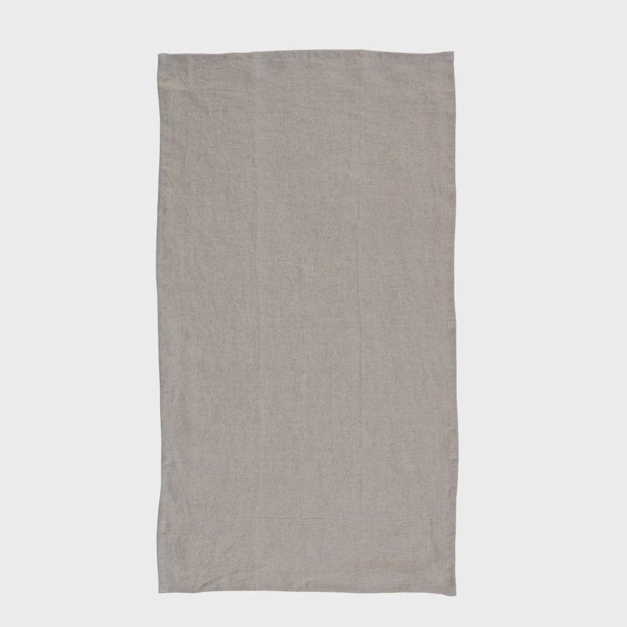 Oversized Stonewashed Linen Tea Towel