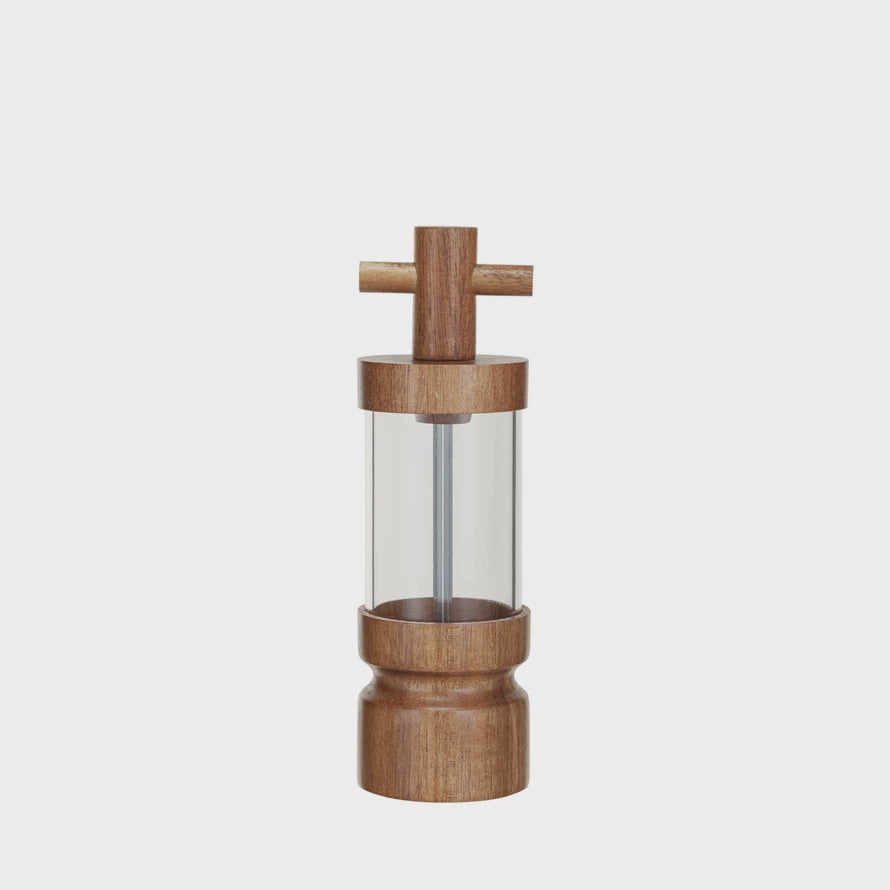 Acacia Wood & Acrylic Salt/Pepper Mill