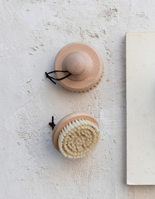 3-3/4"L Beech Wood Body Brush