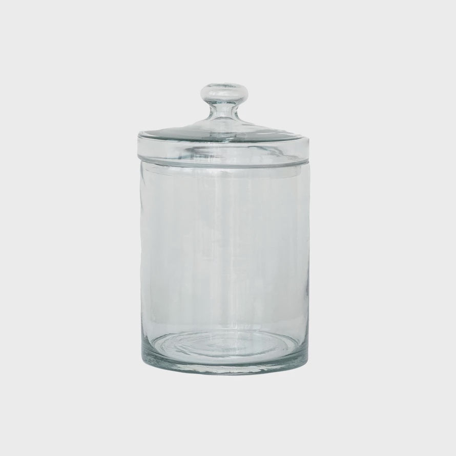 5-1/4"  x 8-3/4"H 7 Cup Glass Jar w/ Lid