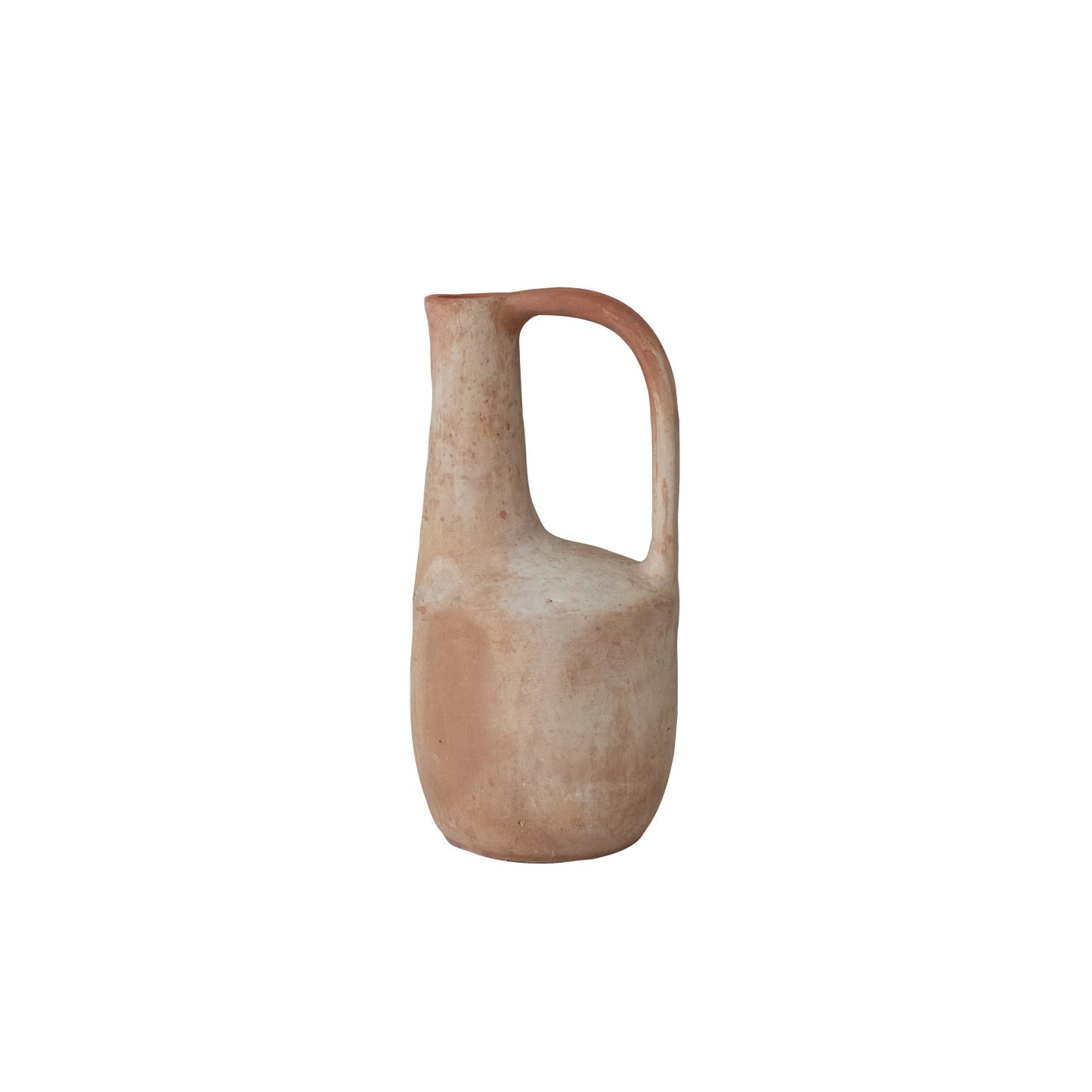 3-1/2 Quart Handmade Terra-cotta Pitcher, Natural