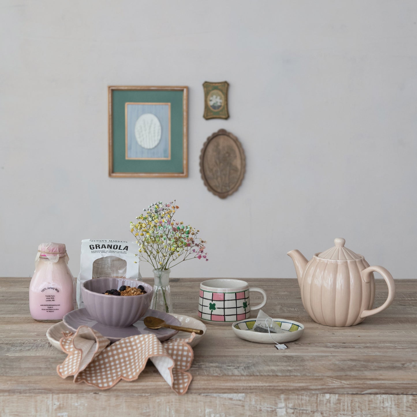 Ribbed Teapot