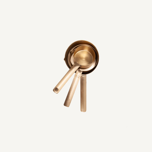 Solid Brass Measuring Cups. Using Imperial Measurement System.