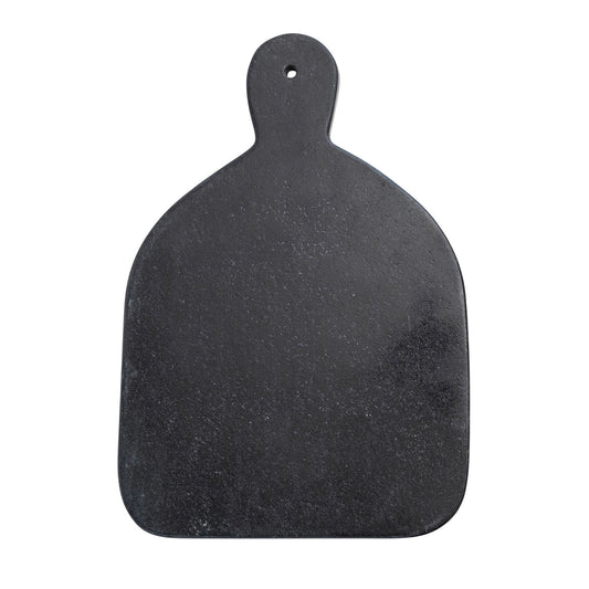 Fat Marble Cheese/Cutting Board w/ Handle, Black