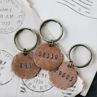 Zip Code Keychain