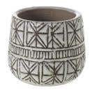 Naima Pot 6"x 5” - WHT