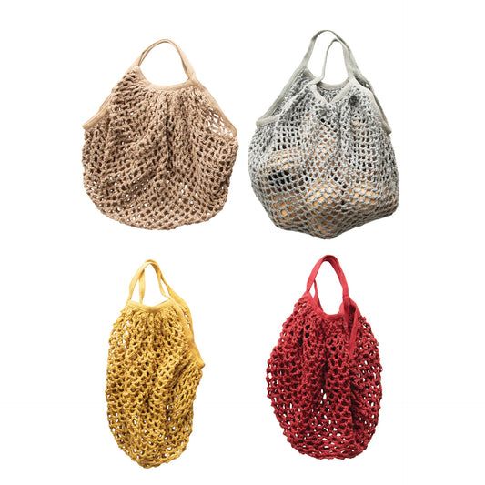 Cotton Crochet  Market Bag