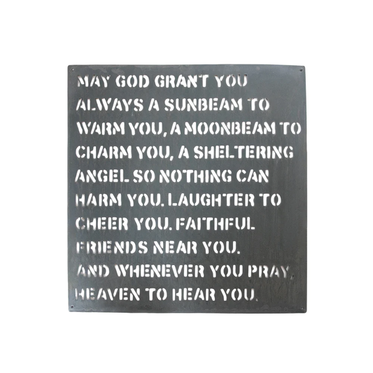 Metal Sign - May God Grant You 21" x 22.5"