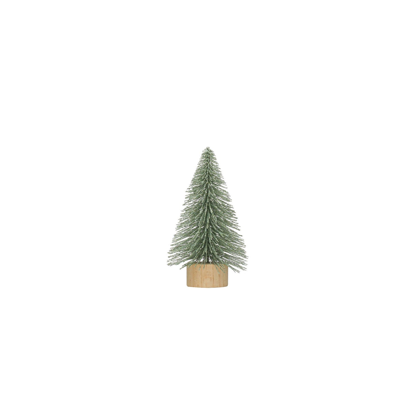 4" Round x 6"H Plastic Bottle Brush Tree