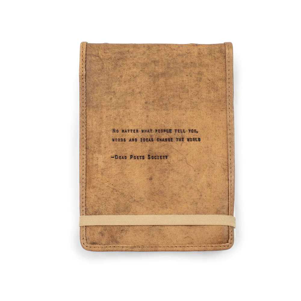 No matter what people... Large Leather Journal