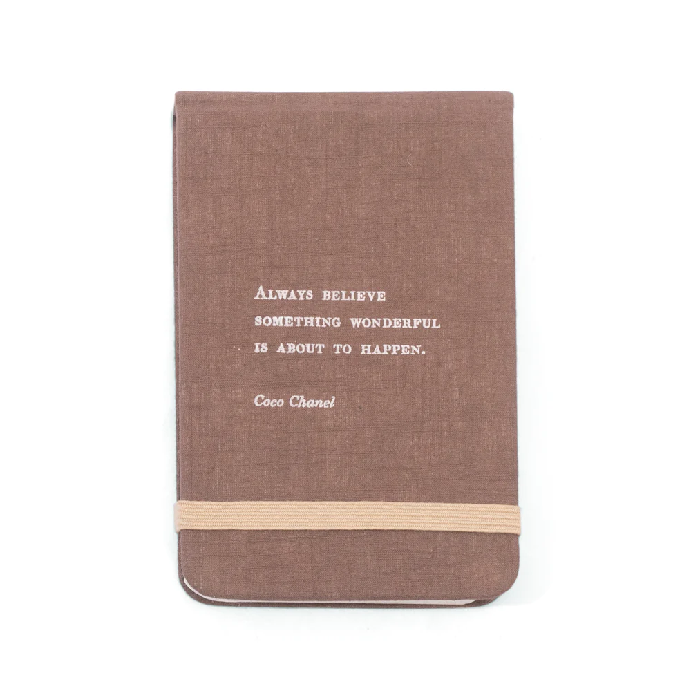 Coco Chanel - Fabric Notebook