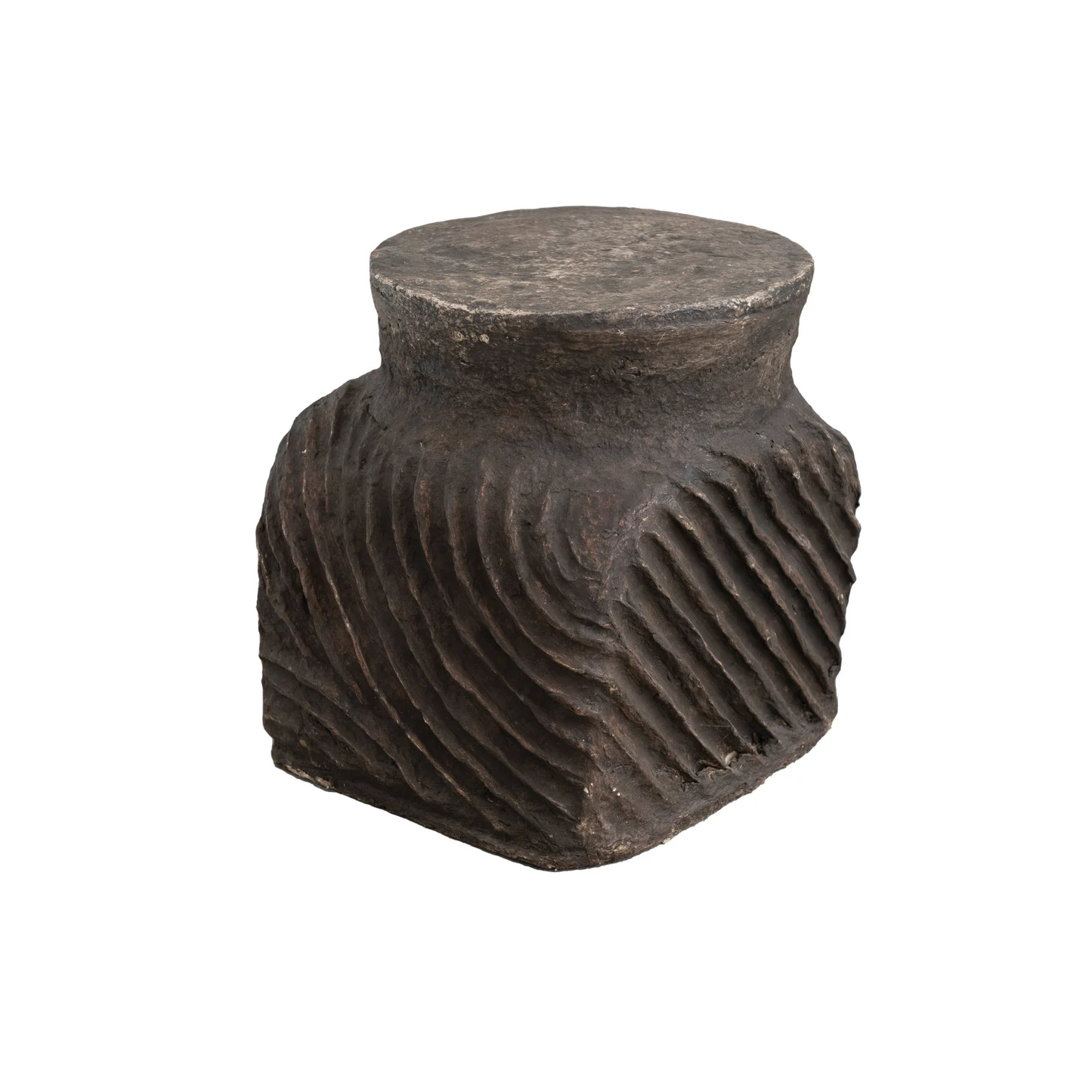 Handmade Paper Mache Table/Stool