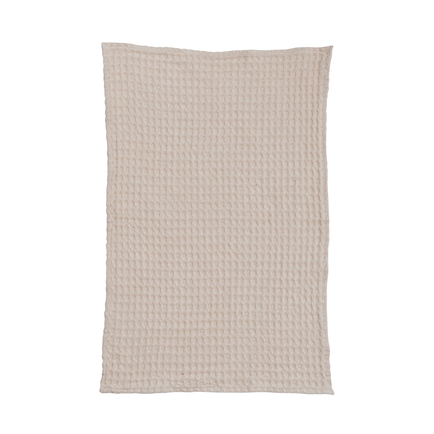 Stonewashed Cotton Waffle Weave Tea Towel