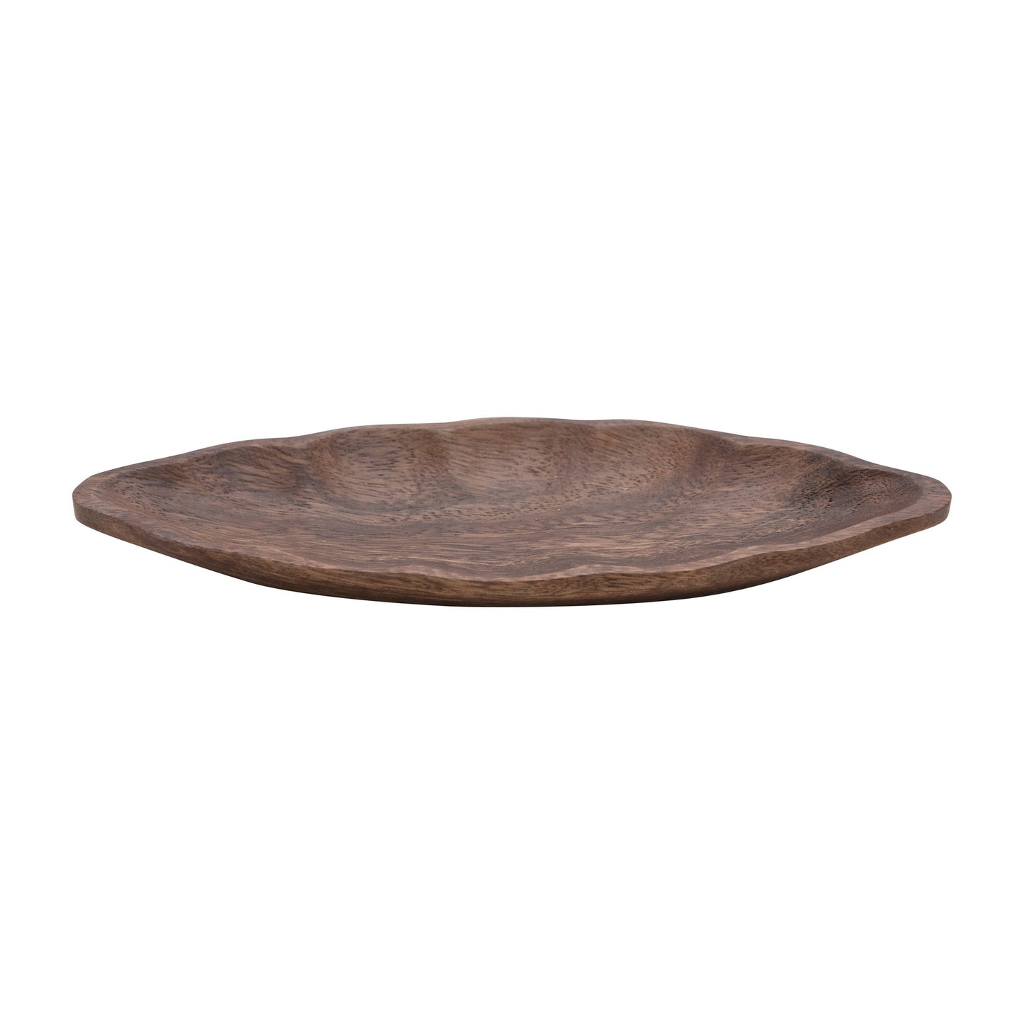 4-1/4"L x 2-1/4"W Hand Carved Acacia Shaped Dish