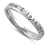 Mom, I love you with all my heart Ring