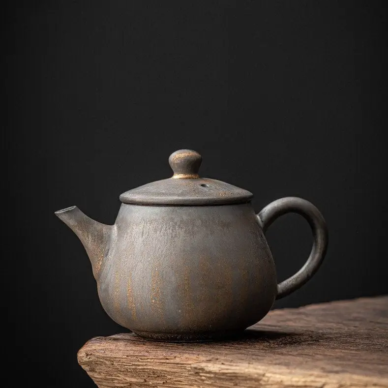 Gohobi Ceramic Metallic Glaze Teapot
