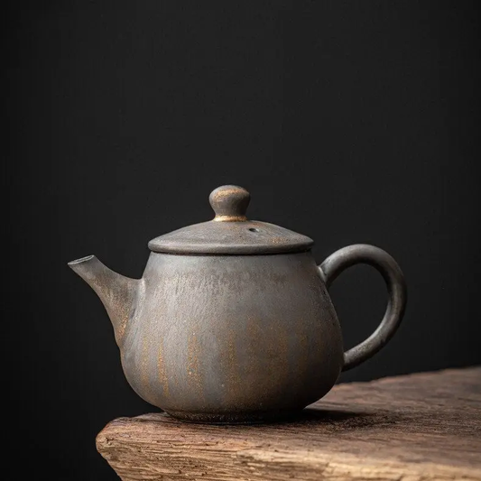 Gohobi Ceramic Metallic Glaze Teapot