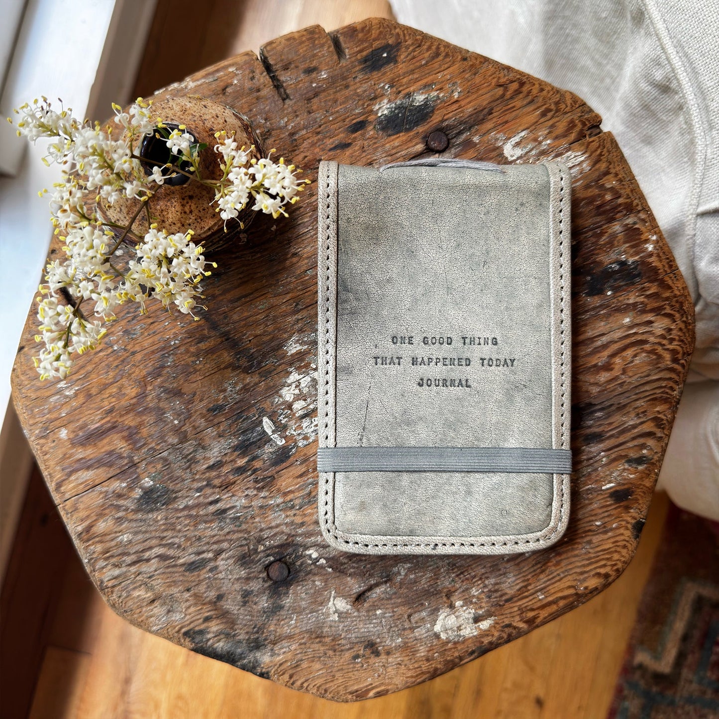 One good thing... Mini Leather Journal