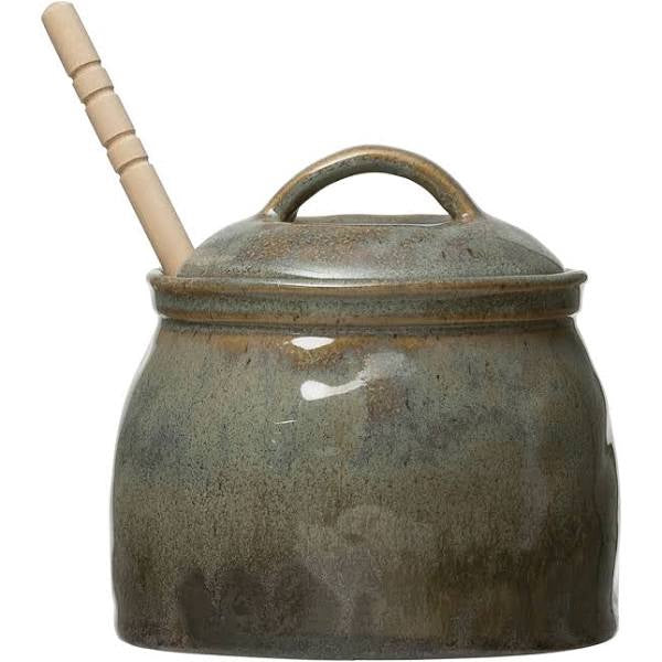 Honey Jar with Dipper