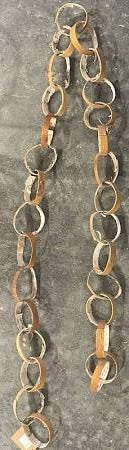 72" Birch Bark Link Garland, Gold
