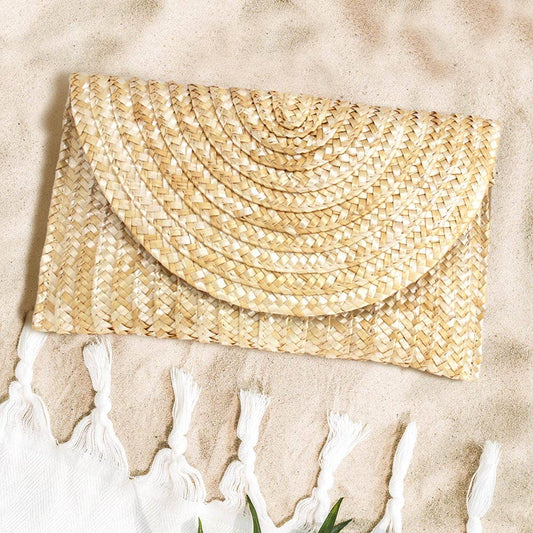 Straw Clutch Bag
