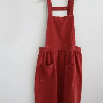 Cotton Double Pockets Apron