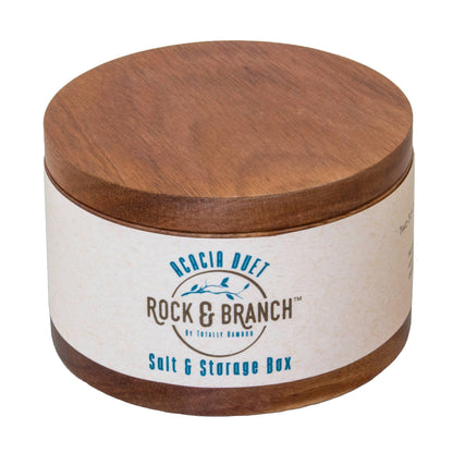 Acacia Duet Salt Cellar