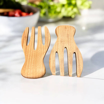 Bamboo Salad Hands | Set of 2 | Earth Day Bestseller