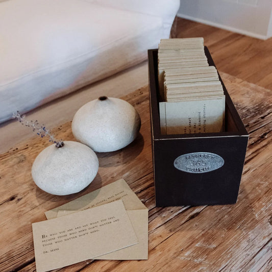 Black 1st Edition 365 Gathered Thoughts Box