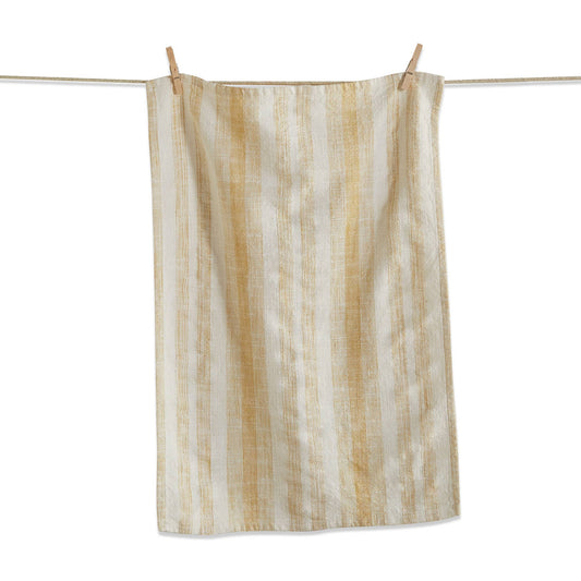 Stripe Dishtowel Honey Cotton
