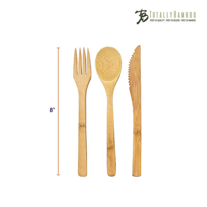 Bamboo Flatware Set, 3 Pieces