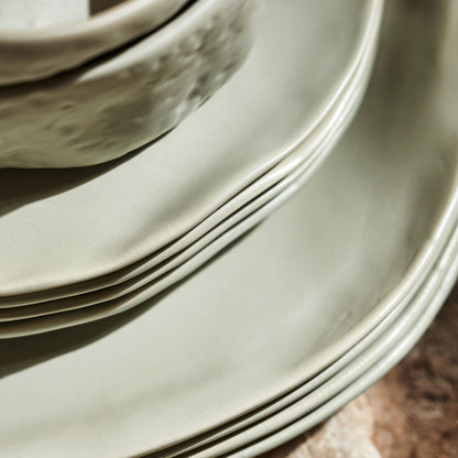 Atik Stoneware Dinnerware - Sage-Grey