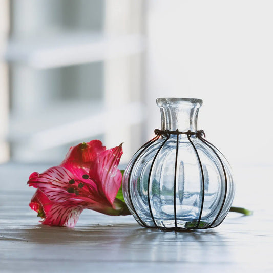 Lulu Wire Wrapped Bud Vase, Petite