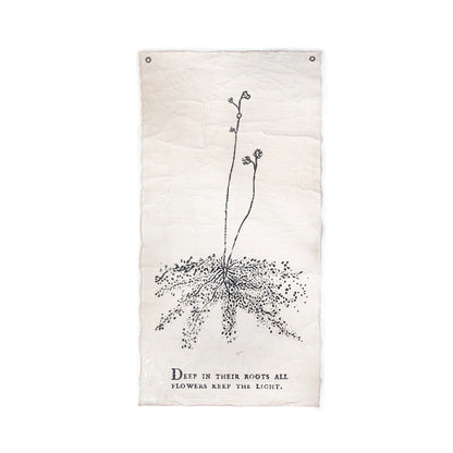 Handmade Botanical Wall Tarp