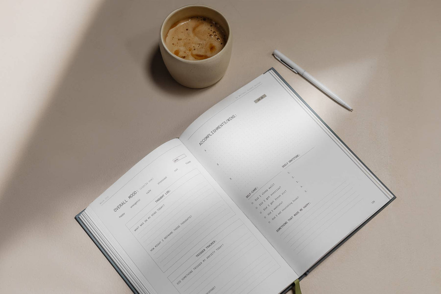 No Worries Journal for Self Care