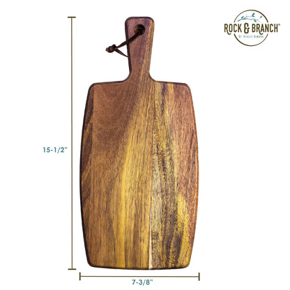Acacia Wood Charcuterie Serving Paddle Board