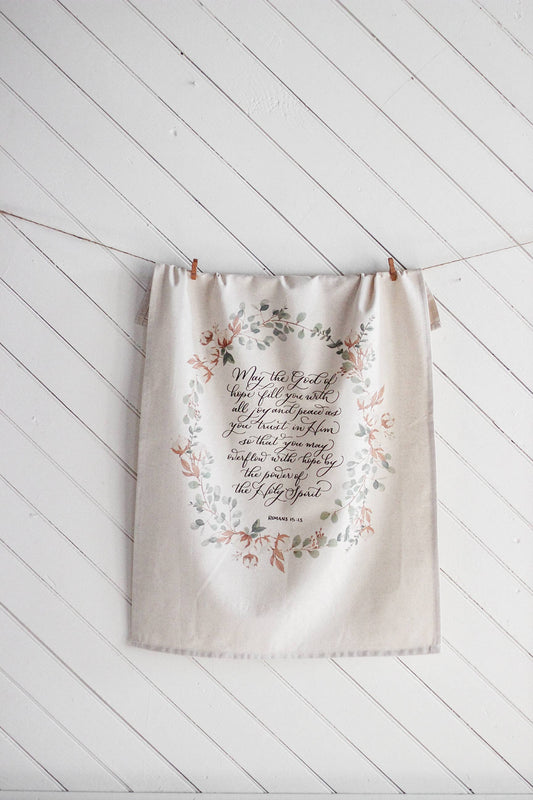 Romans 15 Tea Towel