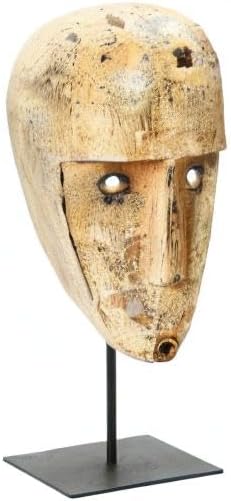 Wood Mask on Stand